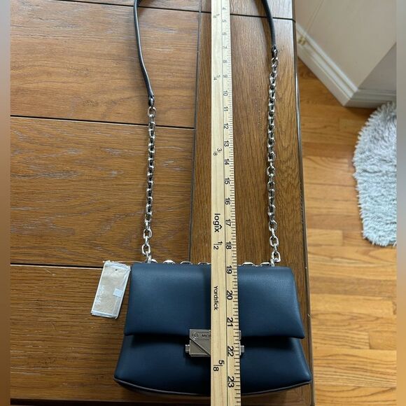 Michael Kors Navy Crossbody/Shoulder Bag with Silver/Metal. New with tags. - Picture 9 of 9